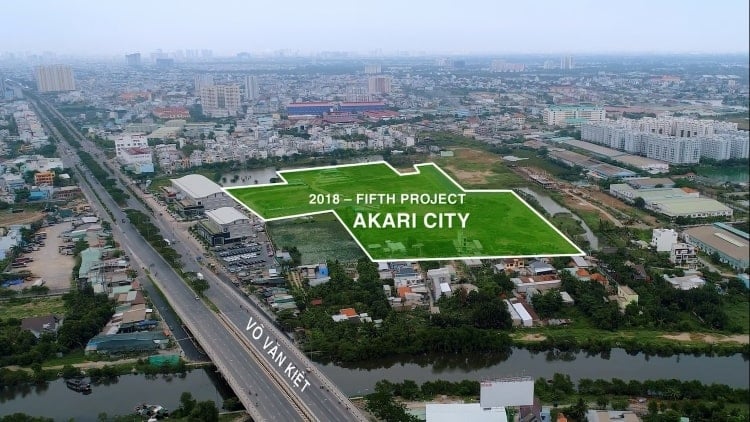Dự án BĐS Akari City tọa lạc ngay mặt tiền đường đại lộ Võ Văn Kiệt